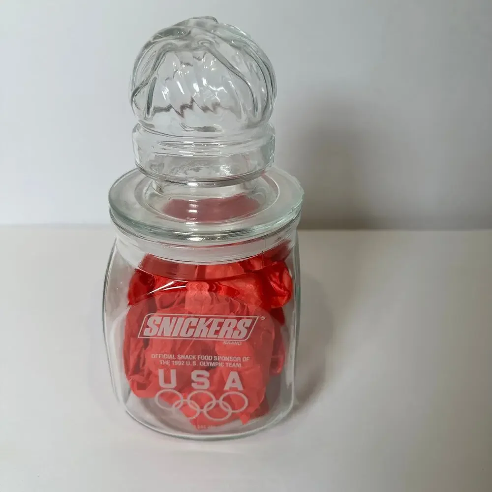 Olympics Candy Jar Snickers Barcelona '92 Albertville '92 Collectible